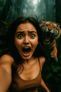 Selfie with a Tiger!