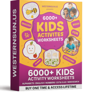 Kids Bundle – Activity, Tracing, Coloring, Cutting and Work Books